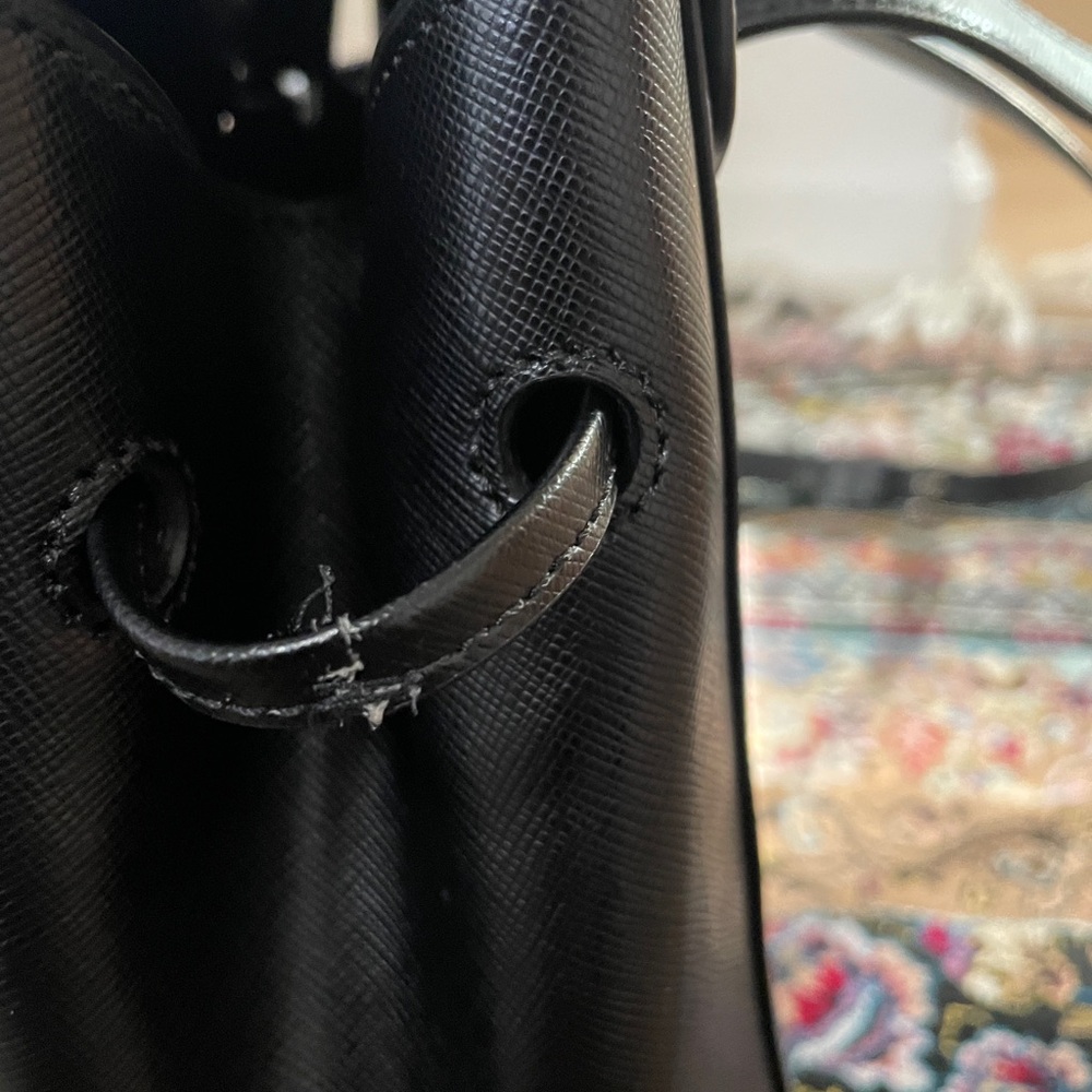 Kate Spade Black Backpack with Flap Closure and Gold Hardware - Picture 4 of 7